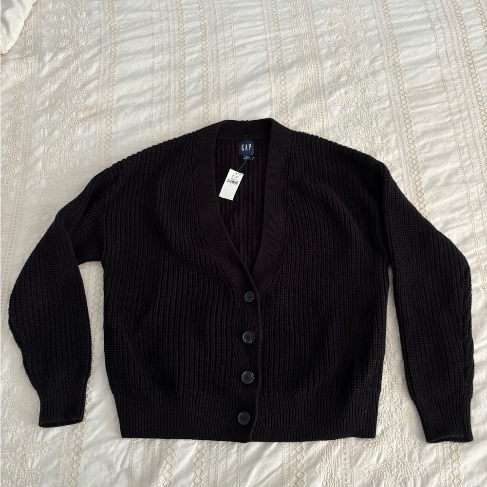 GAP Women's Black Thick Cardigan